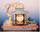 "Mystery Clock" (часы-загадка) "Китайский замок с драконом". 1989. 38х42х 25,5